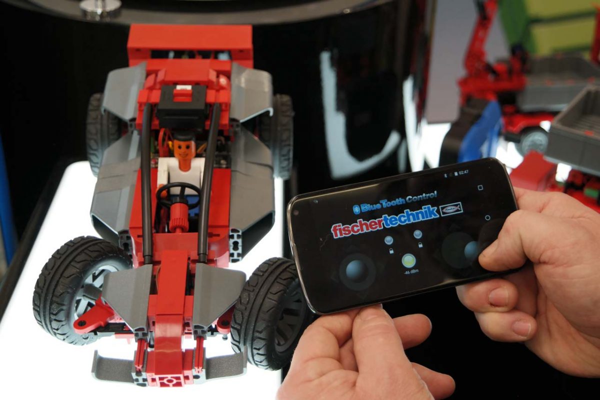 Fischertechnik auf der Spielwarenmesse 2017 (Foto: Peter Pernsteiner)